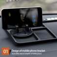 thumbnail image 1 of Car Dashboard Anti-Slip Mat Rubber Mount Holder Pad Mobile Stan for Keychains Sun Glasses Stand Navigation Cell Phone, 1 of 7