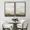 thumbnail image 3 of IDEA4WALL Framed Canvas Print Wall Art Set Abstract Indistinct Tornado Landscape Digital Art Neutral Cool and Neutral Tones Wall Decorative Zen Minimal Artwork for Home Decor - Black 24"x36"x2, 3 of 5