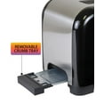 thumbnail image 3 of Kenmore 2 Slice 1400W Toaster with Dual Controls, 1.5in wide Slots, Silver and Black, 3 of 9