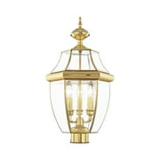 Livex Lighting Monterey 3 Light Outdoor Post Lantern