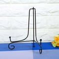 thumbnail image 3 of Large Iron Display Stand, Save Space Durable And Compact Black Iron Easel Plate  For Displaying Frames Books, Decorative Plates, Arts And Home Decorations, 3 of 3