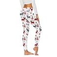 thumbnail image 2 of Gibobby Leggings deportivos mujer Leggings estampados cómodos informales para mujer Pantalones largos de yoga(Blanco,G), 2 of 5