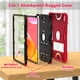 thumbnail image 3 of Funda Grifobes para iPad de 11 pulgadas (A16) 2025/10ª generación, color rojo y negro, 3 of 9