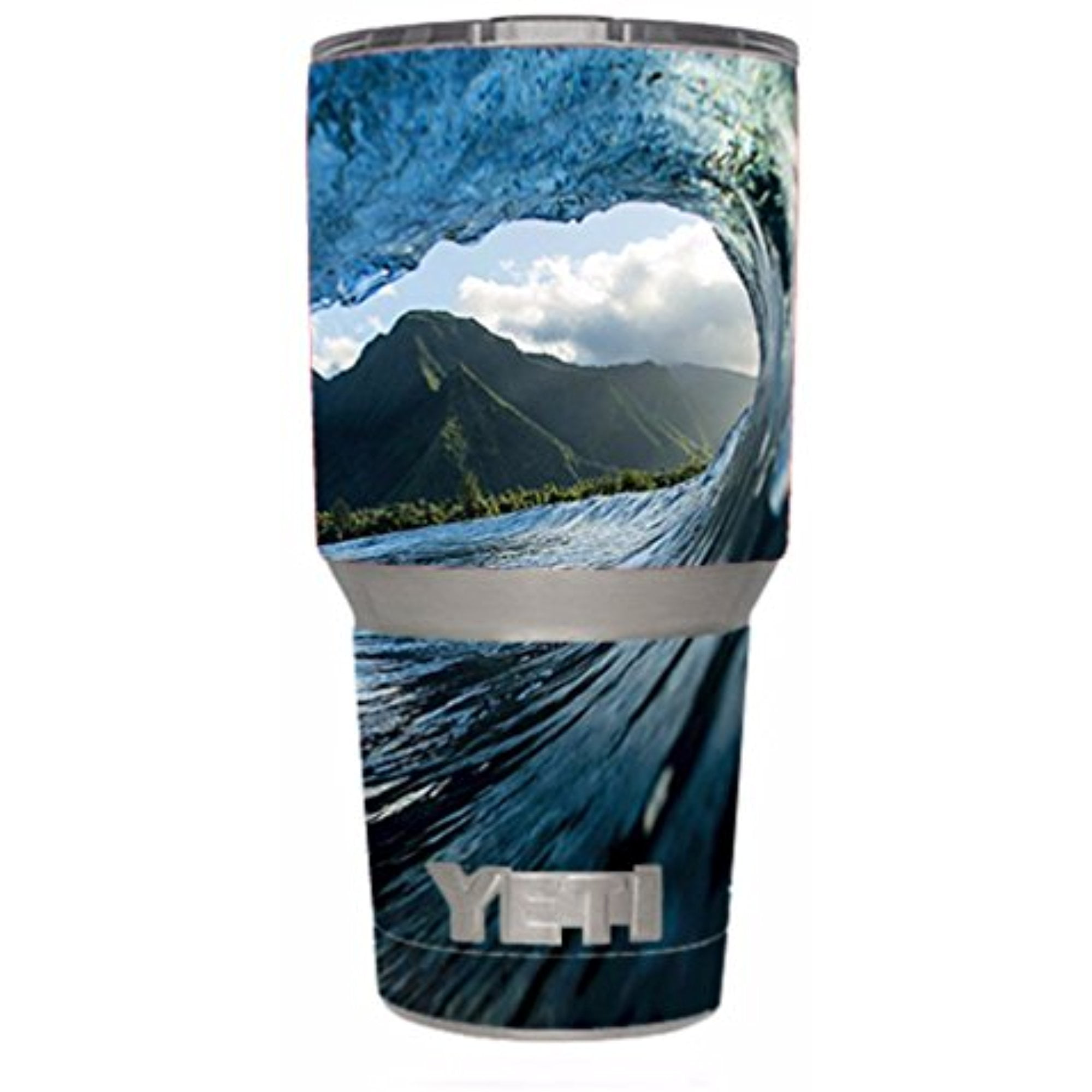 Skin Decal Vinyl Wrap for Yeti 30 oz Rambler Tumbler Cup (6piece kit