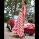 thumbnail image 5 of Vestido Informal de Verano con Estampado Floral, Sin Mangas y Tirantes Finos, Holgado y con para Mujer. Rojo M, 5 of 10