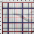 thumbnail image 3 of oneOone Georgette Viscose Fabric Madras Check Print Fabric BTY 42 Inch Wide, 3 of 4