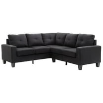 Glory Furniture Newbury Sectional in Black Color