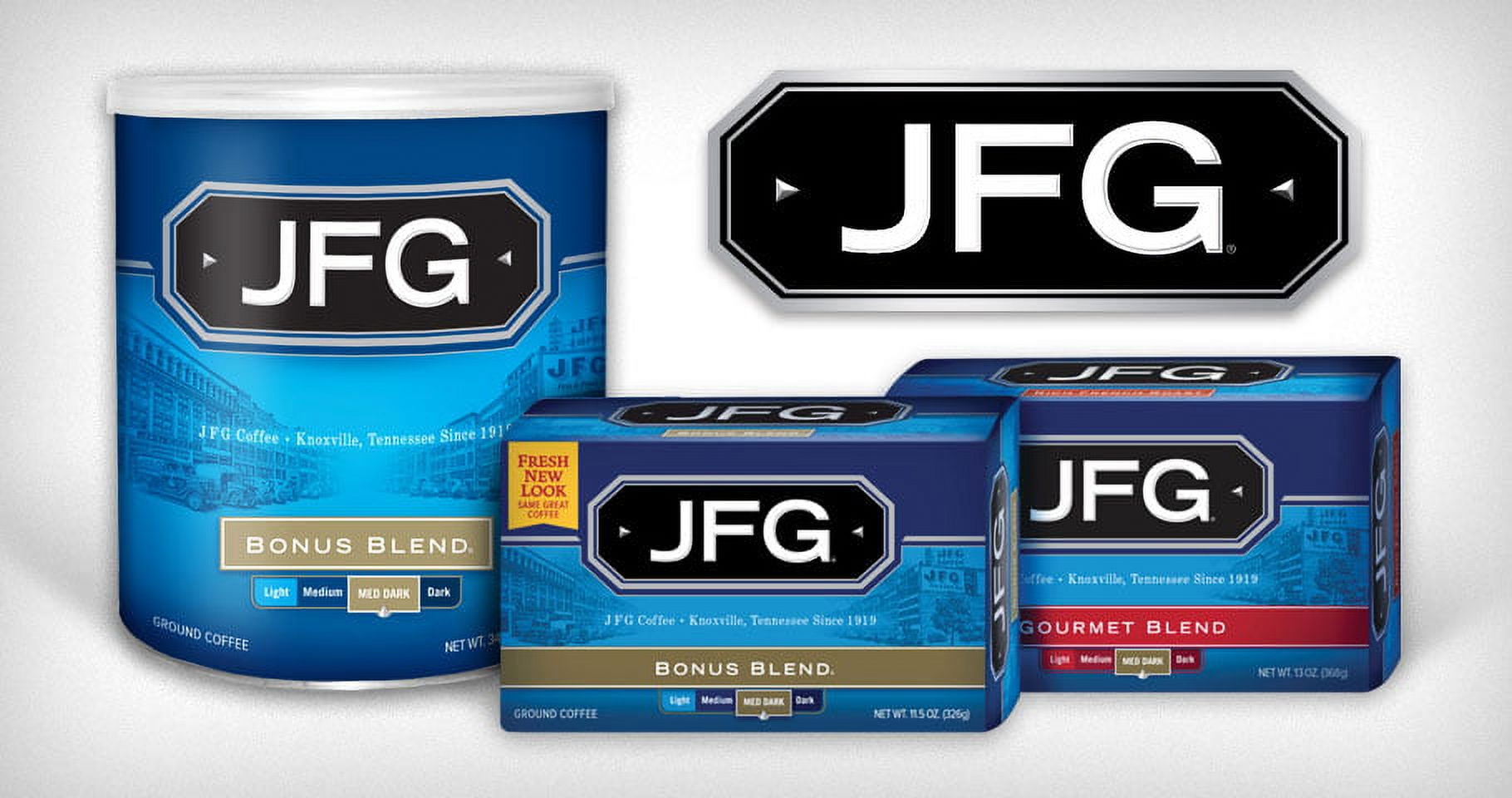 JFG Special Blend Medium-Dark Roast Ground Coffee, 30.6 oz