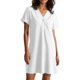 thumbnail image 1 of WILLBEST Vestido Playero De Lino De Color Liso De Verano Para Mujer, Manga Corta, Cuello En V, Botones, Ligero, Transpirable Y Elegante, Informal, Para Vacaciones, Viajes Y Uso Diario., 1 of 3
