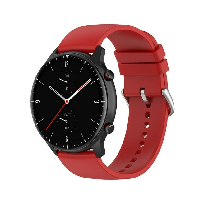 22mm Silicone Sports Watch Bands - Solid Color Sweat Proof Easy Replacement Fashionable Design for Comfort and Style