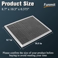 thumbnail image 2 of Filtro de repuesto Funmit B-Roan Range Hood, 27 x 22 cm, paquete de 2, 2 of 6