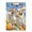 Silver, variant on Easter Scene Rabbits in Front Cross Acrylic Clipboard Drawing Board with Hook Writing Pad File Storage A4 Size Gold 12.5" x 9"