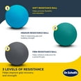 thumbnail image 3 of Dr. Scholl's Hand Therapy Set Soft Medium Firm Resistance Balls for Stress Relief, 3 Piece, 3 of 7