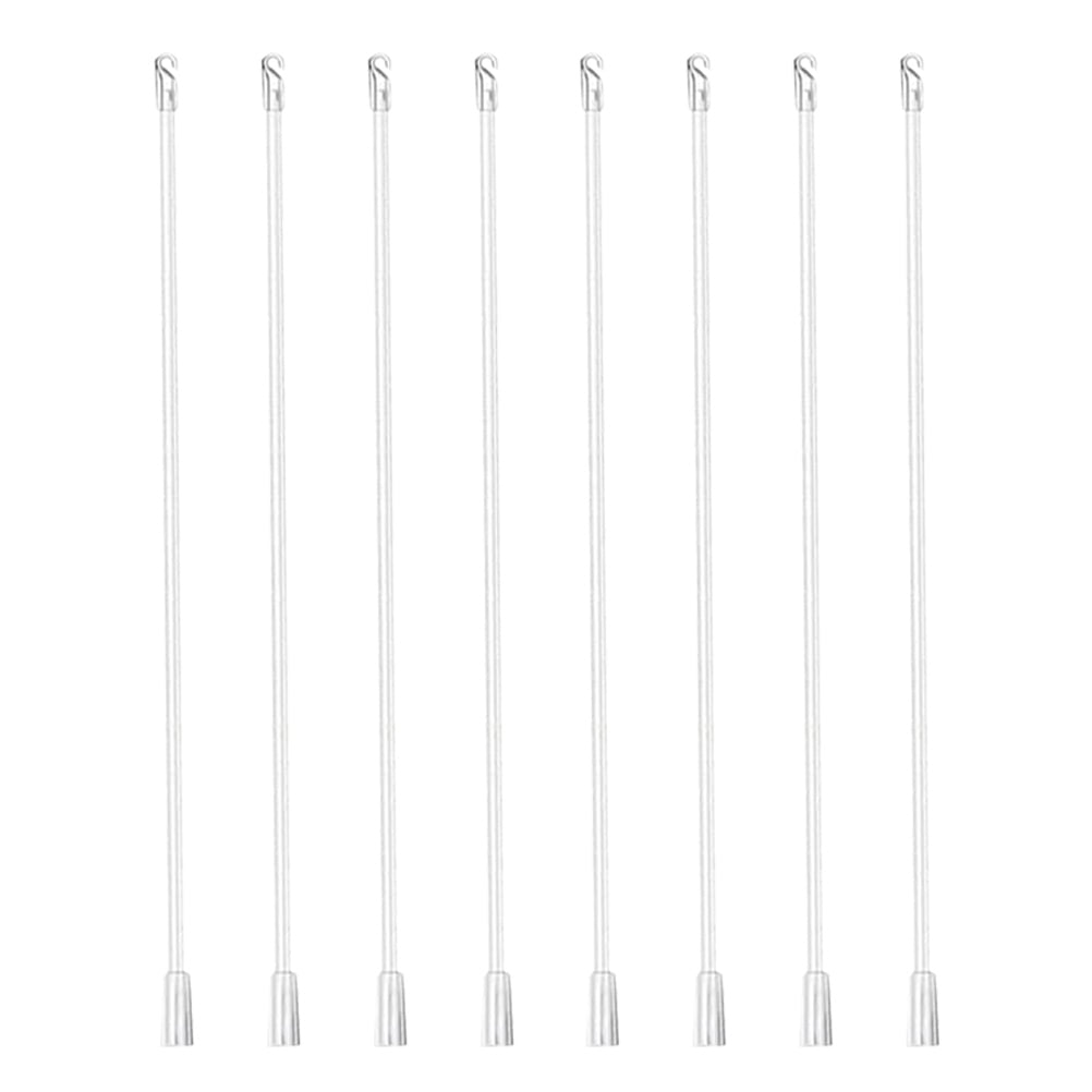 TINKSKY 8pcs Home Blinds Pulling Rods Transparent Blinds Handles