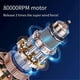 thumbnail image 5 of Turbo Fan 80000RPM Portable Wireless Handheld Small Fan Rechargeable Mini Brushless High-Speed Fan for Outdoor A, 5 of 5