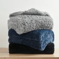 thumbnail image 3 of Byourbed Cozy Potato® Holy Plush Throw Blanket Navy Blue Casual, 3 of 5