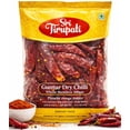 thumbnail image 2 of Sri Tirupati Guntur Piment Rouge Sec Entier Sans Tige, 200 g (Lot de 2 X 100 g), 2 of 5