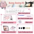 thumbnail image 3 of Conjunto de Moldes de Costura Topapfo Memory Bunny con Instrucciones, 3 of 7