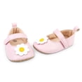 thumbnail image 6 of Eyicmarn Party Shoes for Baby Girls: Flower Decor Leather First Walker Crib Shoes, 6 of 9