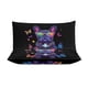 thumbnail image 3 of Lindo y divertido bulldog francés con gafas de sol y mariposas, funda de edredón tamaño king y queen, juego de 3 piezas suave, 1 funda de edredón y 2 fundas de almohada con cierre de cremallera, 86", 3 of 8
