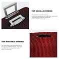 thumbnail image 5 of Disketp Red Geometric Elastic Travel Luggage Cover Travel Suitcase Protective Cover For Trunk Case Apply To 18''-32'' Suitcase Cover (Luggage not included)-X-Large, 5 of 9