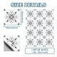 thumbnail image 2 of 36 pegatinas autoadhesivas para azulejos, diseño de mandala floral, para salpicadero, impermeables, cuadradas y autoadhesivas., 2 of 9