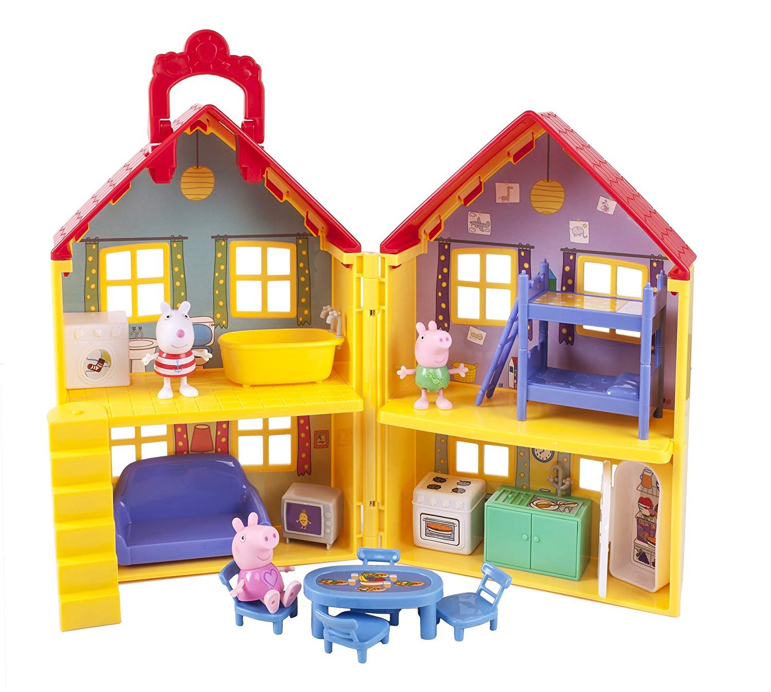 peppa pig deluxe easel playset