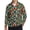 Basset Hound Hibiscus Plumeria Palm Leaves, variant on Pine Tree Mountain Waterfall Print 1/4 Zip Golf Shirts Pullover for Men, Long Sleeve Outdoor Running Jackets Lightweight Quick Dry Sweatshirts Basic Gym Workout Jogging Exercise Tops, 2XL