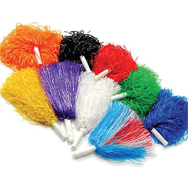 Unisex Kids Assorted Color Cheer Leader Pom Pom Fancy Party Supplies Accessory 