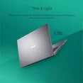 thumbnail image 5 of ASUS VivoBook 14 Laptop Computer, 14" IPS FHD Display, Intel Core i3-1115G4 Processor, 4GB DDR4, 128GB PCIe SSD, Fingerprint Reader, Windows 11 Home in S Mode, Slate Grey, F415EA-AS31, 5 of 8