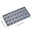 thumbnail image 2 of Ltdhehe 21 Cavity Lips Chocolate Transparent Plastic Candy Baking For DIY Jelly Soap Making – Reusable Tool, 2 of 7