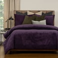 thumbnail image 5 of SIScovers Mixology Padma 10-piece Duvet Cover and Insert Set Aubergine King 10 Pieces or More, 5 of 5