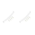 thumbnail image 2 of maskred Anti-lost Car Shell Rope With High Hardness And Strength Metal Clip R Pin Rod Convenient To silver 1:10 2Set, 2 of 6