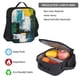 thumbnail image 5 of Disketp Abstract Brushstrokes Green Blue Mochila Estampada de Gran Capacidad con Lonchera y Estuche, Set de 3 Piezas para Estudiantes, 5 of 7