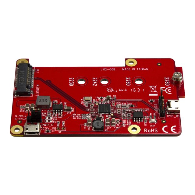 StarTech.com Raspberry Pi Board, USB to M.2 SATA Converter for Raspberry Pi SSD (PIB2M21) (New) 1 Count