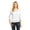 White, variant on District Made Women's Scoop Neck 3/4-Sleeve T-Shirt