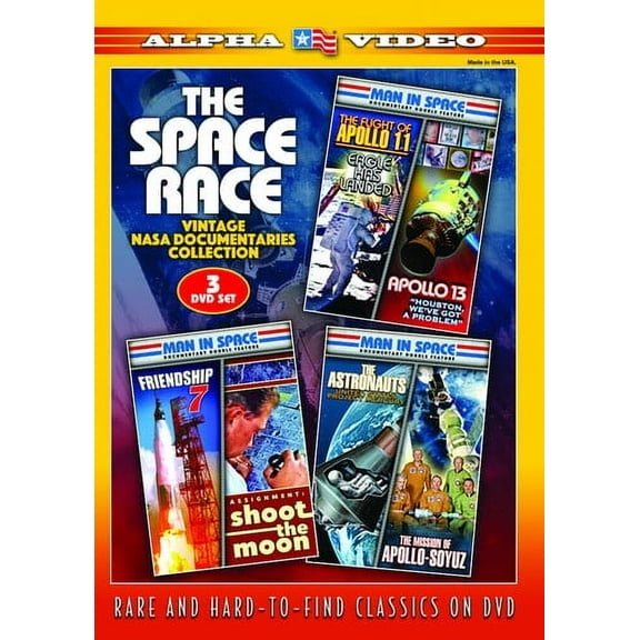 The Space Race: Vintage Nasa Documentaries Collection (DVD), Alpha Video, Documentary