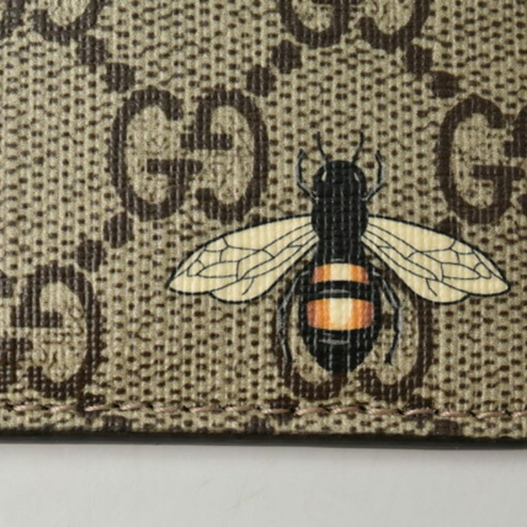 Gucci Chain And Bee Wallet in Black for Men