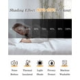thumbnail image 4 of Green Leaves Blackout Curtains for Bedroom - 84 Inch Long Light Blocking 2 Panels Set, Retro Botanical Leaf Minimalist Art Thermal Insulated Living Room Drapes Grommet Window Curtains 52"x84", 4 of 8
