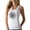 White, variant on Sunflower Shirt for Women Cute Graphic Tee Girls Summer Racerback Tank Top Large White
