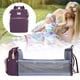 thumbnail image 2 of Bolsa de pañales multifuncional, portátil, plegable, de viaje para bebé, mochila grande, almohadillas para cambiar pañales, 2 of 12
