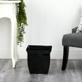 thumbnail image 3 of Nearly Natural 11.75" Fluted Metal Square Planter, Black, 3 of 3