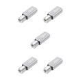 thumbnail image 2 of relayinert Type-c USB Adapter Cables Connector Data Transfer Universal Laptop Cellphone Computer Converter Connecting Adapters Straight Head/Grey 5PCS, 2 of 6