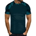 thumbnail image 2 of Krdevn Men's Casual Printed Camo Round Neck Short Sleeved T Shirt,XL, 2 of 5