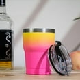 thumbnail image 5 of BJPKPK Vaso con asa de 10 oz, Vasos aislados con Tapa y Pajita, Tazas de Viaje Reutilizables de Doble Pared de Acero Inoxidable, Rosa Claro, 5 of 5