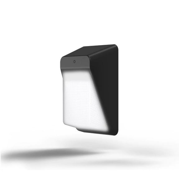 Commercial Electric 75W Equivalent Integrated LED Bronze Outdoor Wall Pack Over Door Light, 1500 Lumens