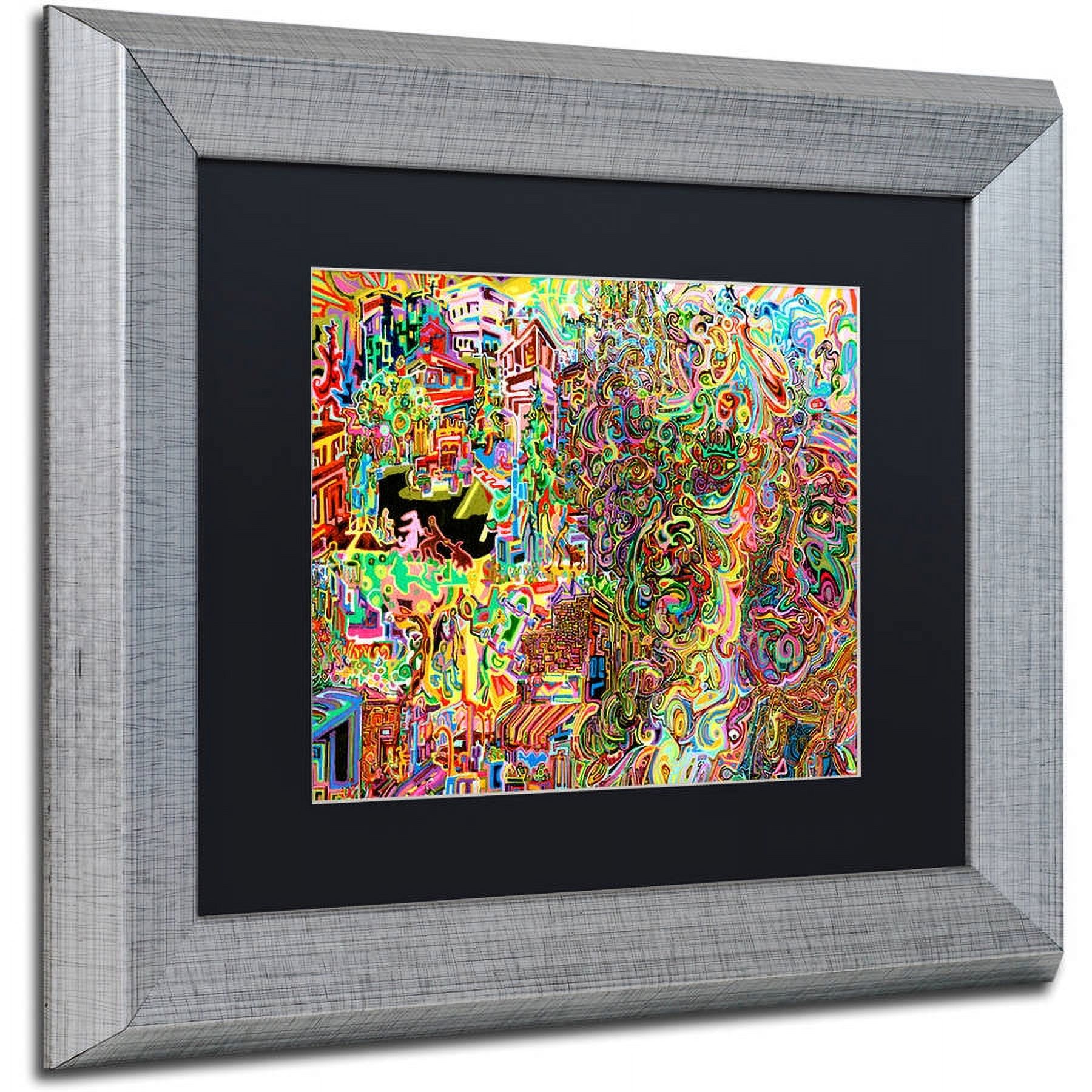 Trademark Fine Art "Scenes Of Vancouver" Canvas Art by Josh Byer, Black Matte, Silver Frame