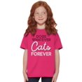 thumbnail image 3 of Dogs Whatever Cats Forever Funny Crewneck T Shirts Boy Girl Teen Brisco Brands L, 3 of 6