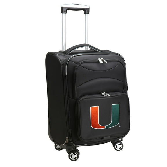 MOJO Black Miami Hurricanes 21" Softside Spinner Carry-On