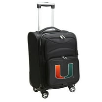 MOJO Black Miami Hurricanes 21" Softside Spinner Carry-On
